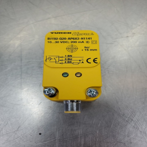 <strong>Bi15U</strong>-<strong>Q20</strong>-<strong>AP6X2</strong>-<strong>H1141</strong> <strong>Q20</strong> Square Universal Inductive Proximity Switch 5E35 <strong>H1141</strong> Connector Detector for Versatile PLC Automation - Product Image 1