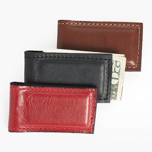 Cartera Magnética de Cuero, Tarjetero para Hombre, Mini Cartera para Dólares Estadounidenses, Porta Billetes, Logotipo Personalizado Disponible - Product Image 3