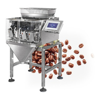 Noix Haricots Riz multi-tête peseur linéaire Machine à emballer automatique de poche de granule peseur linéaire