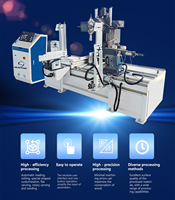 Tour à bois CNC 5 axes entièrement automatique MT1203-5A Mustang, multi-têtes avec moteur 5,5 kW