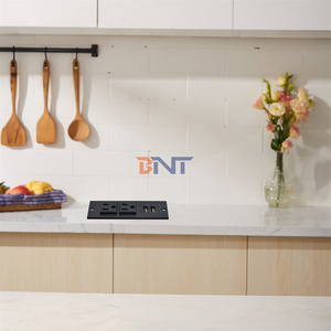 ऑफिस डेस्क 5v 2.1a चौकोर प्रकार का सोफा छिपा हुआ डुअल यूएसबी पावर चार्जर सॉकेट/मिनी राउंड डुअल यूएस आउटलेट सोफा सॉकेट - Product Image 5