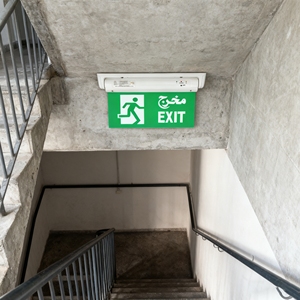 Buitenlandse Handel Export Bewegwijzering-Roterende Indicator, Brand Noodverlichting En Noodevacuatie Uitgang Richtingaanwijzer - Product Image 5