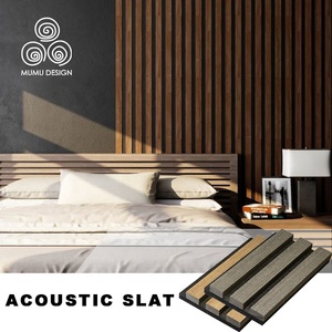 Paneles Acústicos de Madera MUMU Akupanel, Aislantes de Sonido, Bloqueadores de Ruido, Paneles de Pared con Listones Acústicos - Product Image 2