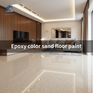 Résistance à l'usure Anti-slip Epoxy Coloré Sable <span class=keywords><strong>Effet</strong></span> <span class=keywords><strong>Marbre</strong></span> Revêtement Liquide Pinceau <span class=keywords><strong>Peinture</strong></span> Haute Brillance - Product Image 2