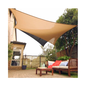 HDPE Beige Backyard Garden Lawn Sun Sail Sun Sail Shade pour <span class=keywords><strong>plante</strong></span> d'hiver - Product Image 1