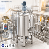 Cuve de Fermentation de Yaourt en Acier Inoxydable 500L 1000L Qualité Alimentaire pour Produits Laitiers