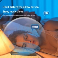 Haut-parleur à conduction osseuse avec batterie intégrée - Aide au sommeil à bruit blanc pour utilisation sous oreiller à la maison