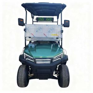 Voiturette de golf électrique tout-terrain 4 places à double usage pour stations balnéaires et terrains de golf - Product Image 1