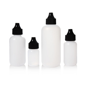 Botellas cuentagotas de plástico Sanle de 12 ml, 15 ml, 30 ml y 60 ml con tapa negra para almacenamiento de líquidos - Product Image 1