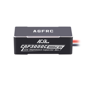 Boîtier en aluminium AGFRC CAP3000C à prix de gros, boîte de condensateurs super puissants HV 16V pour modèles de voitures RC 1/8 et 1/10 - Product Image 2