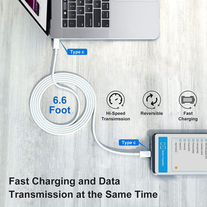 Cable USB-C PowerLine III de 100W para MacBook Pro, Carga Rápida, 1M, Blanco - Product Image 3