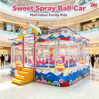 Voiture à boules pulvérisatrices pour manège, avec système de circulation de boules Ocean Ball OEM, pour marchés nocturnes mobiles et fêtes foraines