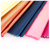 Tissu en nylon revêtu de or et argent, lot de 10 pièces, papier tissé, aluminium stratifié, impression de couleur or