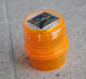 Roadway Safety Solar Amber Flashing Lamp <b>Strobe</b> Emergency LED <b>Light</b> with Magnetic Base for Car Traffic - Product Image 4