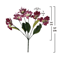 Fausses fleurs artificielles roses en vrac de haute qualité à prix bon marché pour la maison, décorations de mariage pour la Saint-Valentin