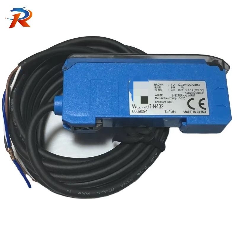 ПЛК Новый и оригинальный в наличии WLL180T-N432 6039094 Индуктивный бесконтактный волоконно-оптический переключатель датчики волоконно-оптический усилитель