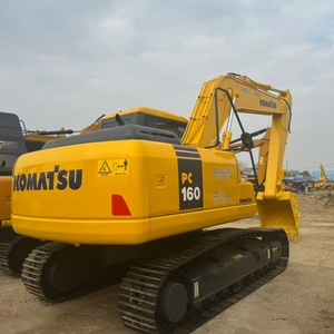 Machinerie <span class=keywords><strong>de</strong></span> construction d'occasion du Japon 2024 : Excavatrice KOMATSU PC160 <span class=keywords><strong>de</strong></span> 16 tonnes avec moteur, pompe et PLC d'origine - Product Image 2
