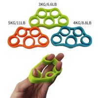 Gripper de Silicona para Ejercicios de Dedos, Entrenador de Fuerza de Agarre, Bandas de Resistencia en Bucle, Color Personalizado, Fitness
