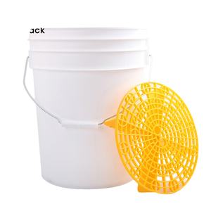 Cubo de plástico de 20l al por mayor con tapa Gamma, respetuoso con el medio ambiente, nuevo diseño para lavado de coches, tambores y barriles de bajo precio - Product Image 1