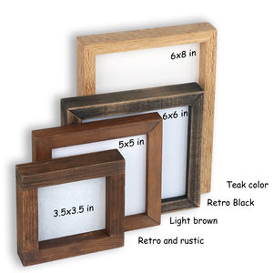 Rustic Farmhouse 3.5x3.5 Inch Christmas <strong>Wood</strong> <strong>Plank</strong> Hanging Sign Wooden Plaque Wall Sign Holiday Decor - Product Image 5