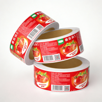 Étiquettes adhésives en papier personnalisables pour aliments en conserve, imperméables, résistantes au congélateur (-80°C), taille personnalisée, impression offset