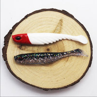 Leurre Artificiel Personnalisé en ABS/PVC Caoutchouc 7cm 7g Speed Shad Souple pour Brème et Bar pour Rivière, Lac et Ruisseau - Échantillon Gratuit