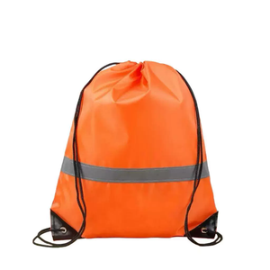 Sac à dos de sport promotionnel de luxe <span class=keywords><strong>grande</strong></span> capacité, recyclé, portable, imperméable et réfléchissant avec cordon de serrage - Product Image 4
