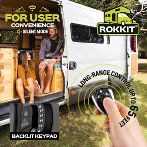 <span class=keywords><strong>Serratura</strong></span> di Ricambio per <span class=keywords><strong>Porta</strong></span> Camper Senza Chiave, 100% Lega di Zinco, con Telecomando e Tastierino, Adatta per Fori da 3,75x2,75 Pollici - Product Image 4