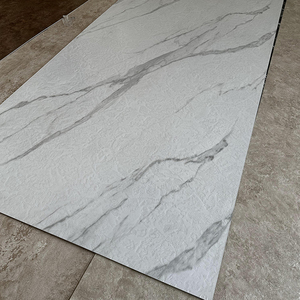 Lámina de <span class=keywords><strong>PVC</strong></span> con Efecto Mármol, Panel de Pared de <span class=keywords><strong>PVC</strong></span>, Láminas de <span class=keywords><strong>PVC</strong></span> con Relieve de Roca para Decoración de Paredes - Product Image 2