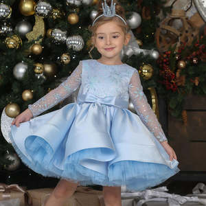 Vestito da principessa formale da ragazza nuovo Design Costume da Performance alla moda per i più piccoli abito da festa primaverile al ginocchio per bambini - Product Image 1