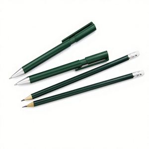 Lápices de 7 Pulgadas con Borrador, Cuerpo Verde y Punta Negra, con Logotipo Personalizado, para Niños, Hotel Holiday Inn, Material Escolar - Product Image 1
