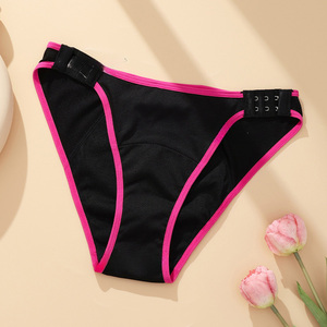 Culottes menstruelles personnalisables et amovibles, faciles à mettre et à enlever, respirantes, <span class=keywords><strong>sans</strong></span> PFAS, absorbantes et anti-fuites pour femmes - Product Image 5