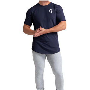 Camisetas <span class=keywords><strong>de</strong></span> Algodón <span class=keywords><strong>de</strong></span> 220g para <span class=keywords><strong>Hombre</strong></span>, Corte Regular, Deportivas, Suaves, con Dobladillo Curvo, Tejidas, Lisas, para Serigrafía, Hechas en China, Personalizables OEM - Product Image 4