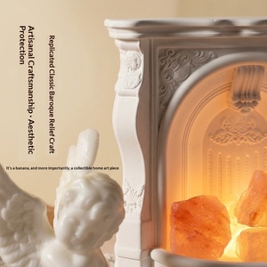 Lámpara de Sal del Himalaya Estilo Chimenea y Kit de Portavelas, un Regalo de Aromaterapia Ideal para el Día de la Madre - Product Image 6