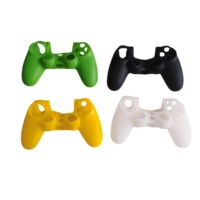 Housse de protection en silicone colorée antidérapante pour manette de jeu PS4, accessoires de jeu