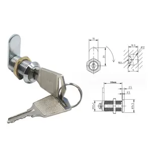 HAITAN MS202 Bloqueo de buzón Cerradura de leva de llave de seguridad