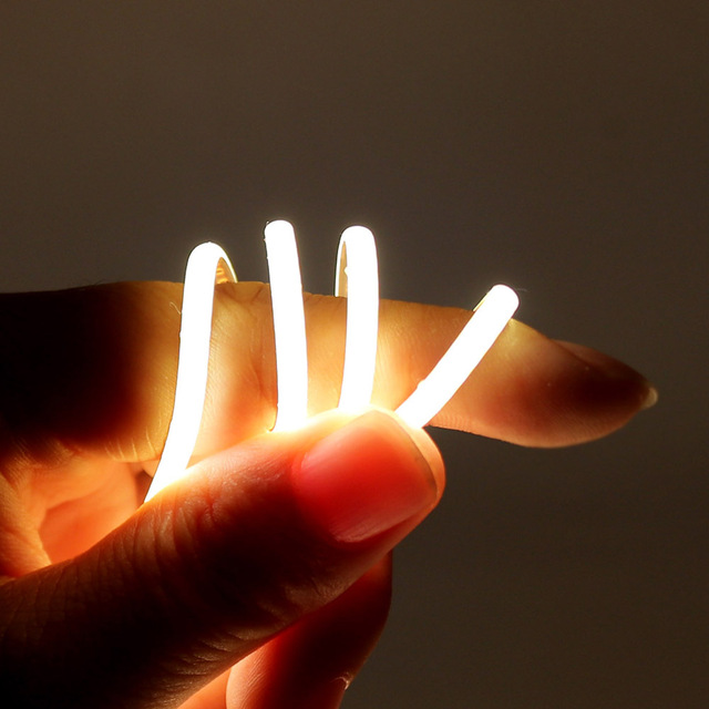Mini Cct Cob Strip 3000k 4000k 6500k Free Cutting 3mm 4mm 5mm Cob Led Strip