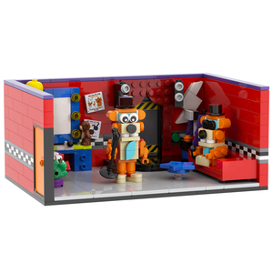 MOC1557 ห้องหมีเที่ยงคืนของเฟรดดี้ ตัวต่อ 520 ชิ้น <span class=keywords><strong>เกม</strong></span> FNAF ประกอบ สะสม ของเล่นเสริมพัฒนาการ DIY ตัวต่อสำหรับเด็ก ของขวัญ - Product Image 4