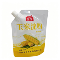 Pochette Doypack à bec verseur incliné imprimée en héliogravure personnalisée, en PET/PE laminé de qualité alimentaire, anti-fuite, pour emballage de liquides, jus et miel
