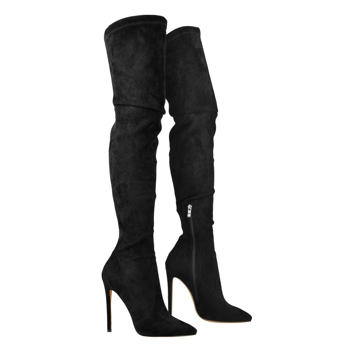 Tall over the knee high boots customized big size 46 for plus-size women