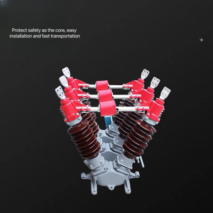Seri GWR Isolator Sekring voltase tinggi luar ruangan sakelar pemutus arus <span class=keywords><strong>11kV</strong></span> 12KV 22kV 24KV 33kV 36KV 38V 4, 5kV untuk <span class=keywords><strong>11kV</strong></span> 12KV 22kV - Product Image 4