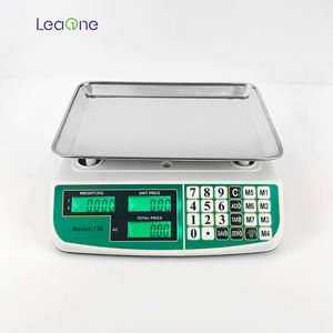 Leaone Pantalla LED/LCD Comercial de acero inoxidable Precio a prueba de agua Balanza de computación Balanzas de pesaje - Product Image 1