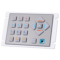 Teclado de Navegación de Audio de 18 Teclas con Teclado USB Accesible en Braille para Terminales de Información Pública y de Autoservicio