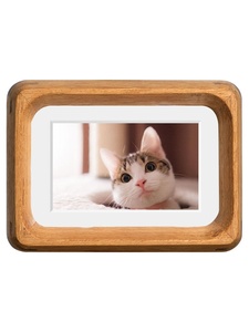 Solid Wood Handmade Eco-Friendly Durable Lightweight Creative Simple Modern Mini Photo <strong>Frame</strong> 3x5 Inch <strong>Rounded</strong> Corners Small - Product Image 5