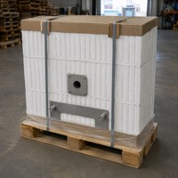 Modul Serat Keramik Polikristalin 1600C 1260 STD/HP Putih Blok Isolasi Tahan Api Suhu Tinggi untuk Tungku Industri