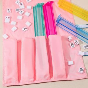 Hot-Selling <b>Rack</b> Portable Mahjong Card Storage <b>Racks</b> and Pushers Tile Bag for Travel - Product Image 5
