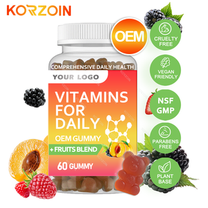 مكملات غذائية على شكل حلوى جيلاتينية تحتوي على 50000 وحدة دولية من الفيتامينات والمعادن المتعددة مع فيتامين D3 وK2 وC للصحة الشاملة اليومية، علامة تجارية خاصة - Product Image 1