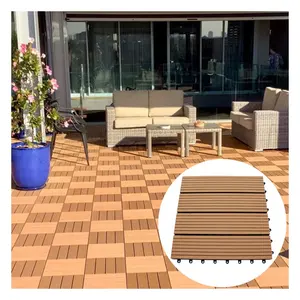 Offre Spéciale Co-extrusion Bois Plastique Base Pont Carreaux WPC Diy Decking pour Jardin