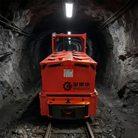 XGY CTY Serie 1.5 bis 8.0 /6 GB Batteriebetriebene Elektromotor-Zugmaschine mit Hydraulischen Bremsen für Untertagebau und Schmale Tunnel 8.0