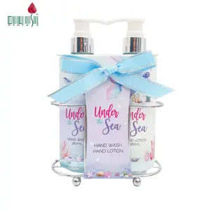 Set regalo di fabbrica per la festa dell'oceano e per la casa spa kit gel doccia per la cura del corpo set regalo per il bagno